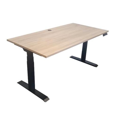 MN Professioneel Elektrisch Zit Sta Bureau H62-128 cm €359,-, Huis en Inrichting, Bureaus, Stabureau, Nieuw, Elektrisch, In hoogte verstelbaar
