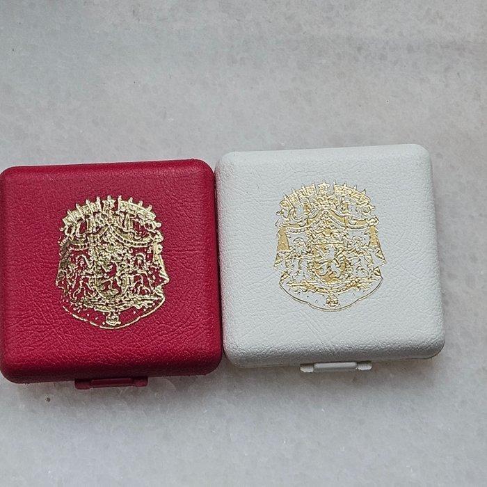België. 250 Francs 1976, 2 stuks (Zonder Minimumprijs), Postzegels en Munten, Munten | Europa | Niet-Euromunten