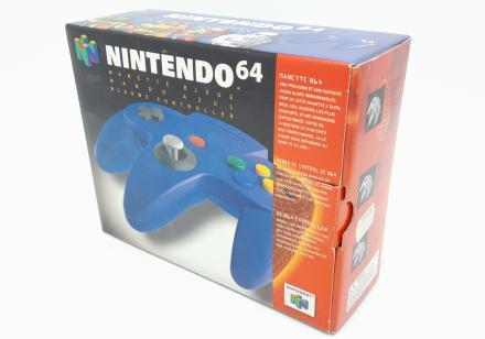 Mario64.nl: Nintendo 64 Controller Blue Boxed Zonder Handl., Spelcomputers en Games, Spelcomputers | Nintendo 64, Gebruikt, Ophalen of Verzenden