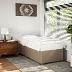 vidaXL Bedframe kunstleer cappuccinokleurig 80x200 cm, Overige materialen, Eenpersoons, Bruin, Verzenden