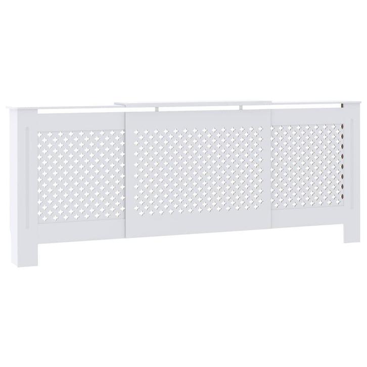 MDF Radiatorombouw 205cm Wit | Tweedekansje | OP = OP, Huis en Inrichting, Kachels, Nieuw, Ophalen of Verzenden