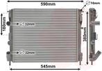 RADIATOR VOOR NISSAN KUBISTAR 2003-2008 7700430784, Ophalen of Verzenden, Nieuw