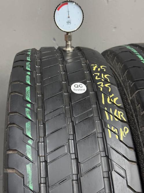215/75/16C Continental zomerbanden 7,5/5,3mm profiel 4 stuks, Auto-onderdelen, Banden en Velgen, 16 inch, Erkend duurzaam, Zomerbanden