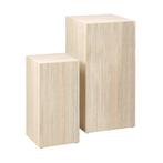*WOONWINKEL* Zuilen Set Beige Travertin Look, Huis en Inrichting, Woonaccessoires | Zuilen en Pilaren, Verzenden, Nieuw
