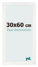 Fotolijst 30x60 cm - Wit Geveegd - MDF - Pisa, Verzenden, Nieuw