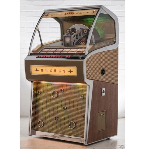 Sound Leisure Rocket Vinyl 45 Jukebox Eiken, Verzamelen, Automaten | Jukeboxen, Ophalen