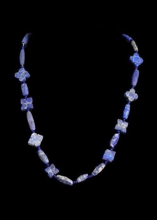 West-Aziatisch Lapis Lazuli Kralenketting (Zonder, Antiek en Kunst, Antiek | Overige Antiek