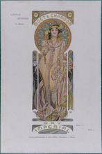 Alphonse Mucha (1860-1939) - Pluma y Lapiz : Moët & Chandon