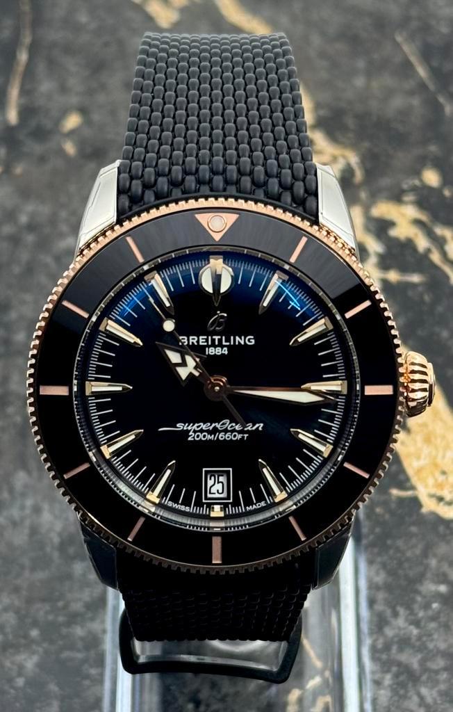 Breitling Superocean Heritage B31 - 42mm - Gold - Black Dial, Sieraden, Tassen en Uiterlijk, Horloges | Heren, Polshorloge, Nieuw