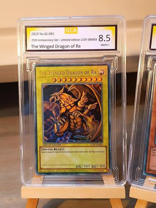 Konami - 3 Card - Yu-Gi-Oh! - The Winged Dragon of Ra,, Verzamelen, Overige Verzamelen