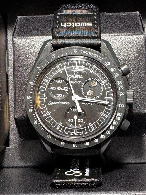 Omega x Swatch - Mission to the Moonphase (Black) - Zonder, Sieraden, Tassen en Uiterlijk, Horloges | Heren