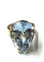 Ring - 18 karaat Geel goud - 28.00ct. tw. Topaas, Sieraden, Tassen en Uiterlijk, Ringen, Nieuw