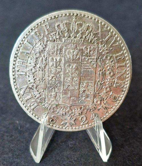 Duitsland, Pruisen Friedrich III. Thaler 1824 (Zonder, Postzegels en Munten, Munten | Europa | Niet-Euromunten