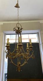 Lamp - metaal en hout, Antiek en Kunst, Curiosa en Brocante