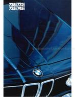 1982 BMW 7 SERIE BROCHURE NEDERLANDS, Nieuw, BMW, Author