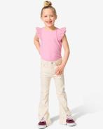 HEMA Kinderbroek flared fit ecru, Verzenden, Nieuw