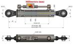 Hydraulische Topstang Cat. 1-1 (360 - 470 mm) met, Zakelijke goederen, Agrarisch | Tractoren, Ophalen of Verzenden, Nieuw, Overige merken