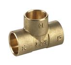 Koper soldeer messing t-stuk -54 mm, Verzenden, Nieuw