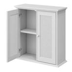 Wandgemonteerde Badkamerkast met Deur en Verstelbare Plank, Verzenden, Nieuw