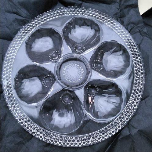Bord (6) - Glas - Schelpdierenschotels, Antiek en Kunst, Antiek | Meubels | Tafels