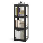 LIVSK Draaibare Boekenkast - Ruimtebesparend met 3 Niveaus -, Verzenden, Nieuw