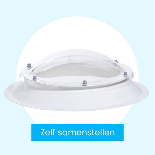 Lichtkoepel Rond ventilatie set zelf samenstellen, Doe-het-zelf en Verbouw, Glas en Ramen, Nieuw, Verzenden
