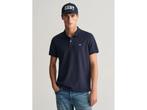 Gant Shield Piqué Poloshirt - Regular-Fit - 100% Katoen -, Verzenden, Zo goed als nieuw