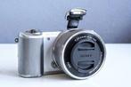 Sony A 5000 systeemcamera + E PZ 16-50mm OSS kitlens;, Nieuw