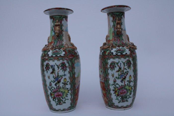 Vaas - Porselein - China - Qing Dynastie (1644-1911) - Mooi, Antiek en Kunst, Antiek | Overige Antiek