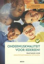 Onderwijskwaliteit voor idereen! 9789033488184, Boeken, Katrijn Jansegers, Lies Vanpeperstraete, Gelezen, Verzenden