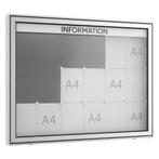 Informatiekast Buiten Draaideur 18x A4 Premium, Nieuw in verpakking