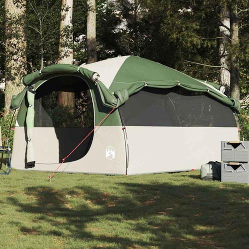 vidaXL Tunneltent 6-persoons waterdicht groen, Caravans en Kamperen, Tenten, Nieuw, tot en met 2, Verzenden