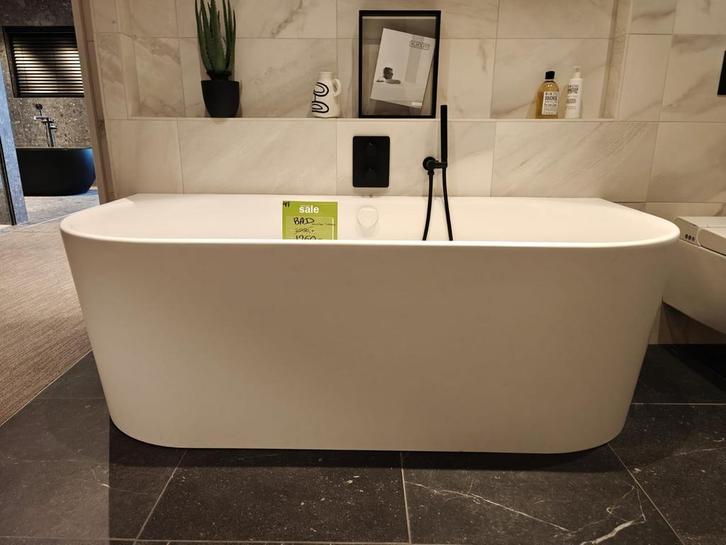 Back to wall vrijstaand bad mat wit 180 x 80 cm - 0011, Doe-het-zelf en Verbouw, Sanitair, Bad, Nieuw, Ophalen