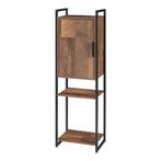 Badkamerkast Namsskogan kolomkast 115x35x25 cm walnootkleuri, Verzenden, Nieuw