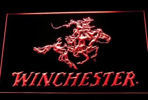 Winchester neon bord lamp LED cafe verlichting reclame licht, Verzamelen, Merken en Reclamevoorwerpen, Nieuw, Verzenden
