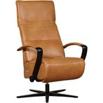 Leren relaxfauteuil Matrix - Granada Sahara (cognac) -, Huis en Inrichting, Fauteuils, Nieuw, Ophalen of Verzenden, 50 tot 75 cm