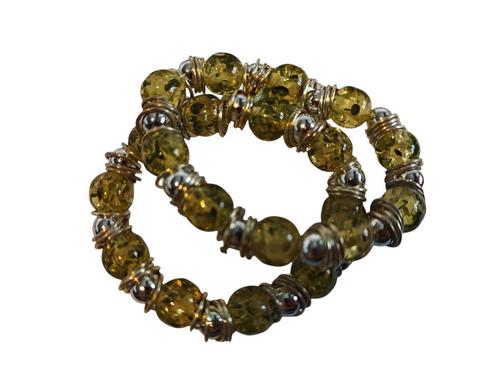Polscorsage raz-ma-tazz groen – ø 7 cm ook als armband, Huis en Inrichting, Woonaccessoires | Kunstplanten en Kunstbloemen, Nieuw