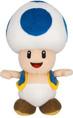 Super Mario - Blue Toad Knuffel (20cm) | Nintendo - Hobby, Kinderen en Baby's, Speelgoed | Knuffels en Pluche, Nieuw, Verzenden