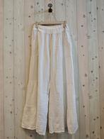 Puur linnen broek met elastische talie - brede pijpen aan, Kleding | Dames, Tops, Nieuw