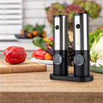 2dekans | Nimma Elektrische Peper en Zoutmolen - Set - Incl, Ophalen of Verzenden, Zo goed als nieuw