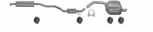 Complete uitlaat, Einddemper + Middendemper Alfa Romeo 147 1, Auto-onderdelen, Uitlaatsystemen, Nieuw, Verzenden
