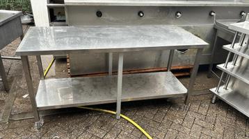 RVS werktafel 180x 70x90 beschikbaar voor biedingen