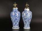 Balustervaas - Porselein, Zilver - China - Kangxi, Antiek en Kunst