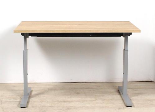 Recht T-poot bureau, 120x80cm, midden eiken, Huis en Inrichting, Bureaus, Nieuw, Ophalen of Verzenden