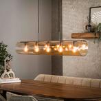 Industriele Tube Glas Hanglamp - Dimbaar - NIEUW 2024, Huis en Inrichting, Lampen | Hanglampen, Verzenden, Nieuw, Glas, 75 cm of meer