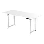 Bureau Kirkkonummi zit sta elektrisch 180x80x72-117 cm wit p, Verzenden, Nieuw