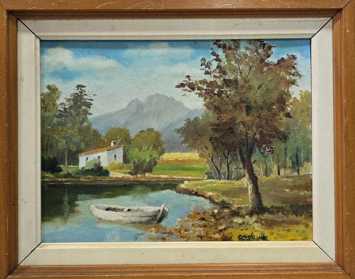 Josep Costa Vila (1953) - NO RESERVE - Tarde tranquila, Antiek en Kunst, Kunst | Schilderijen | Klassiek