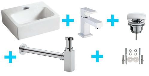 One Pack Mini-Leto fontein + Rombo chroom, Doe-het-zelf en Verbouw, Sanitair, Nieuw, Verzenden