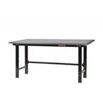 Werkbank zwart 200 cm met zinken werkblad - open model -, Doe-het-zelf en Verbouw, Werkbanken, Ophalen of Verzenden, Nieuw
