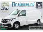 VW Transporter 2.0 TDI L2H1 150PK AUT Airco Cam LED €458pm, Nieuw, Diesel, Volkswagen, Wit